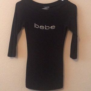 Black BEBE shirt